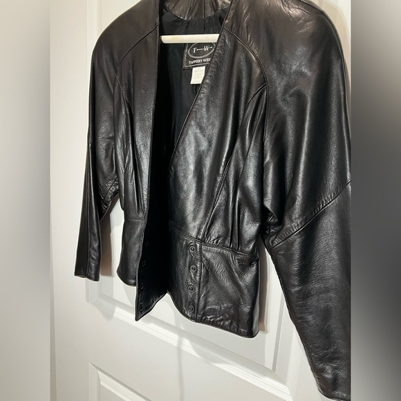 Tannery West Women’s Genuine Leather Jacket Size Small - Picture 5 of 10
